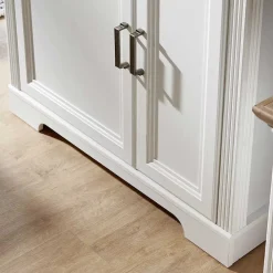 Wohnen Vitrinen<Beleuchteter Vitrinenschrank im Country Style - Sinolita