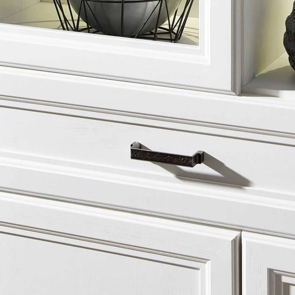 Wohnen Vitrinen<Beleuchteter Vitrinenschrank im Country Style - Sinolita