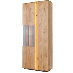 Wohnen Vitrinen|Schränke<Beleuchteter Vitrinenschrank 2-türig - Cocondar
