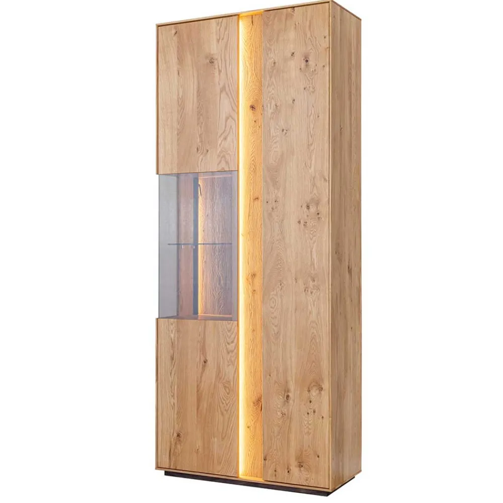 Wohnen Vitrinen|Schränke<Beleuchteter Vitrinenschrank 2-türig - Cocondar