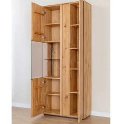 Wohnen Vitrinen|Schränke<Beleuchteter Vitrinenschrank 2-türig - Cocondar