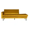 Wohnen Sofas<Bequemes Daybed mit Samt Nustra in Gelb