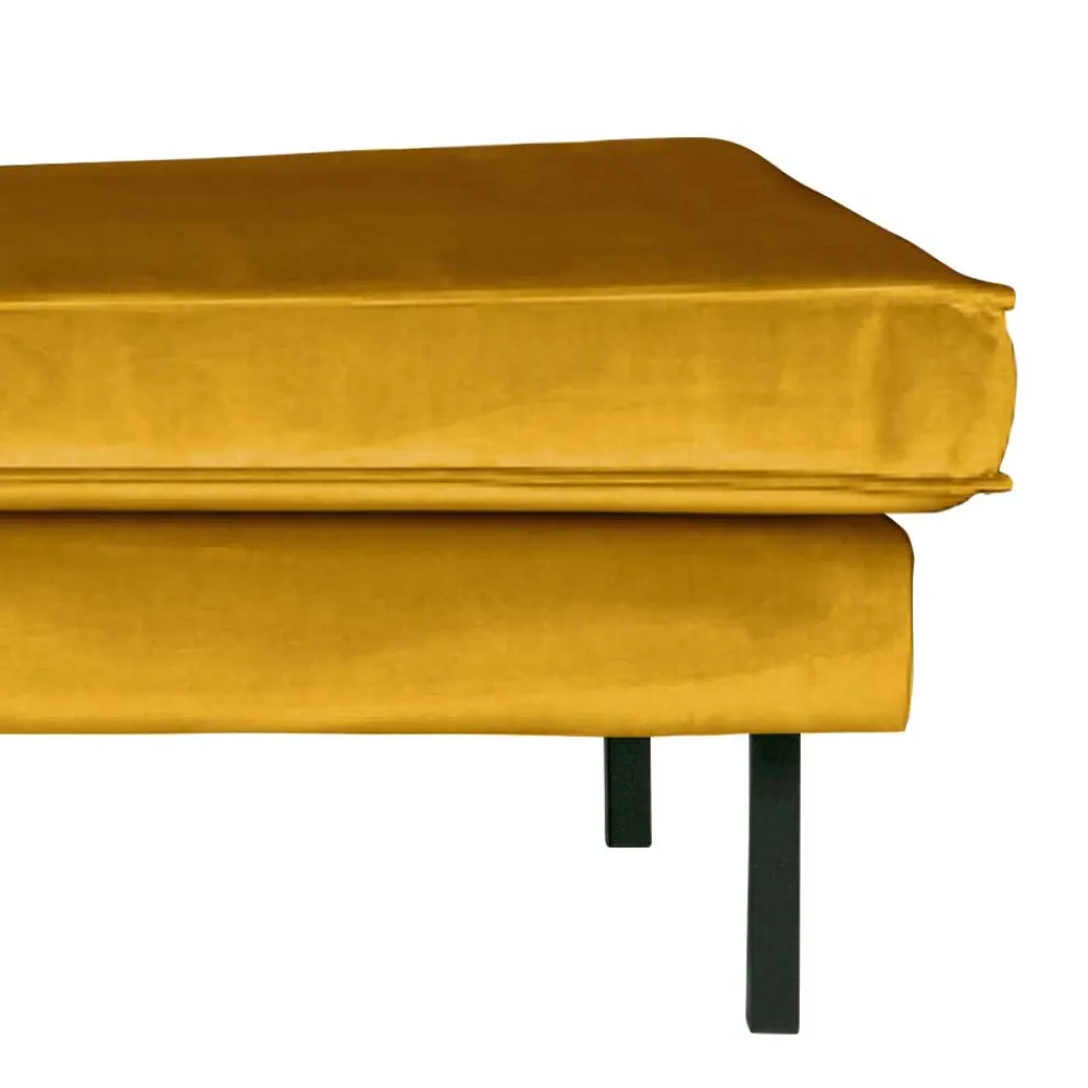 Wohnen Sofas<Bequemes Daybed mit Samt Nustra in Gelb