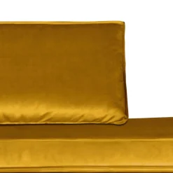 Wohnen Sofas<Bequemes Daybed mit Samt Nustra in Gelb