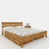Wohnen Betten<Übergroßes Holzbett mit Bettkästen - Eavy II