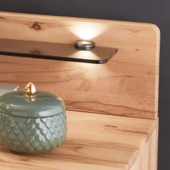 Wohnen Betten<Bett Anlage aus Kernbuche - Krofun (dreiteilig)