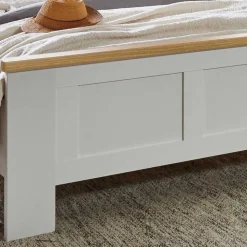 Wohnen Betten<Bett in 140 cm Breite im Landhausstil - Ignacio