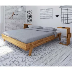Wohnen Betten<Bett in Übergröße mit Nachttischen - Hardus (dreiteilig)