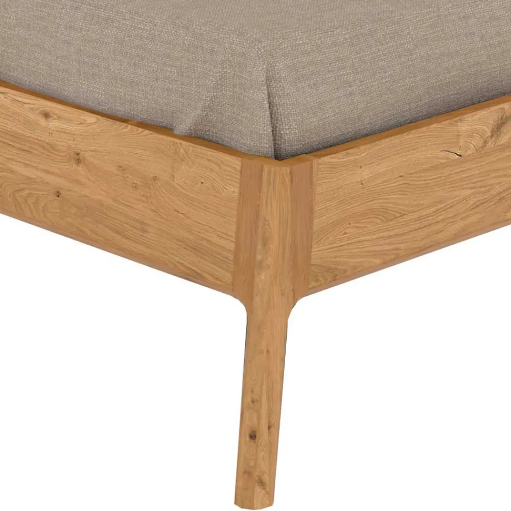 Wohnen Betten<Bett mit Nachtkonsolen aus Wildeiche - Grenadys (dreiteilig)