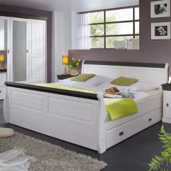 Wohnen Betten<Bett Pisino im Landhausstil