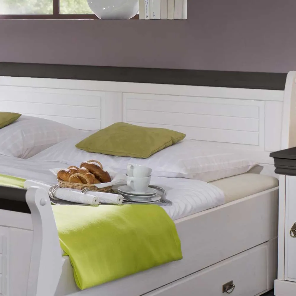 Wohnen Betten<Bett Pisino im Landhausstil