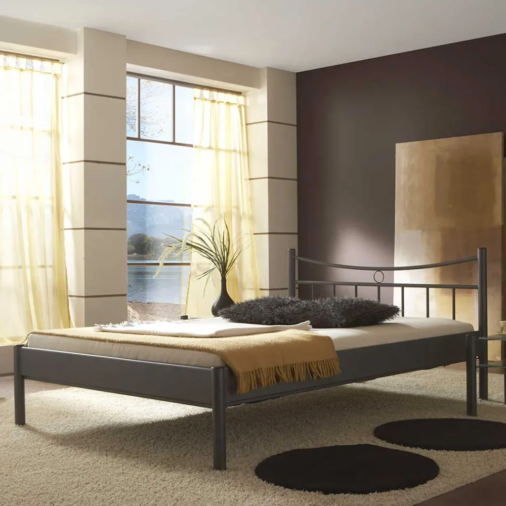 Wohnen Betten<Bett Regina aus Metall