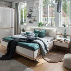 Wohnen Betten<Bettanlage komplett - modernes Design - Crascanu (dreiteilig)