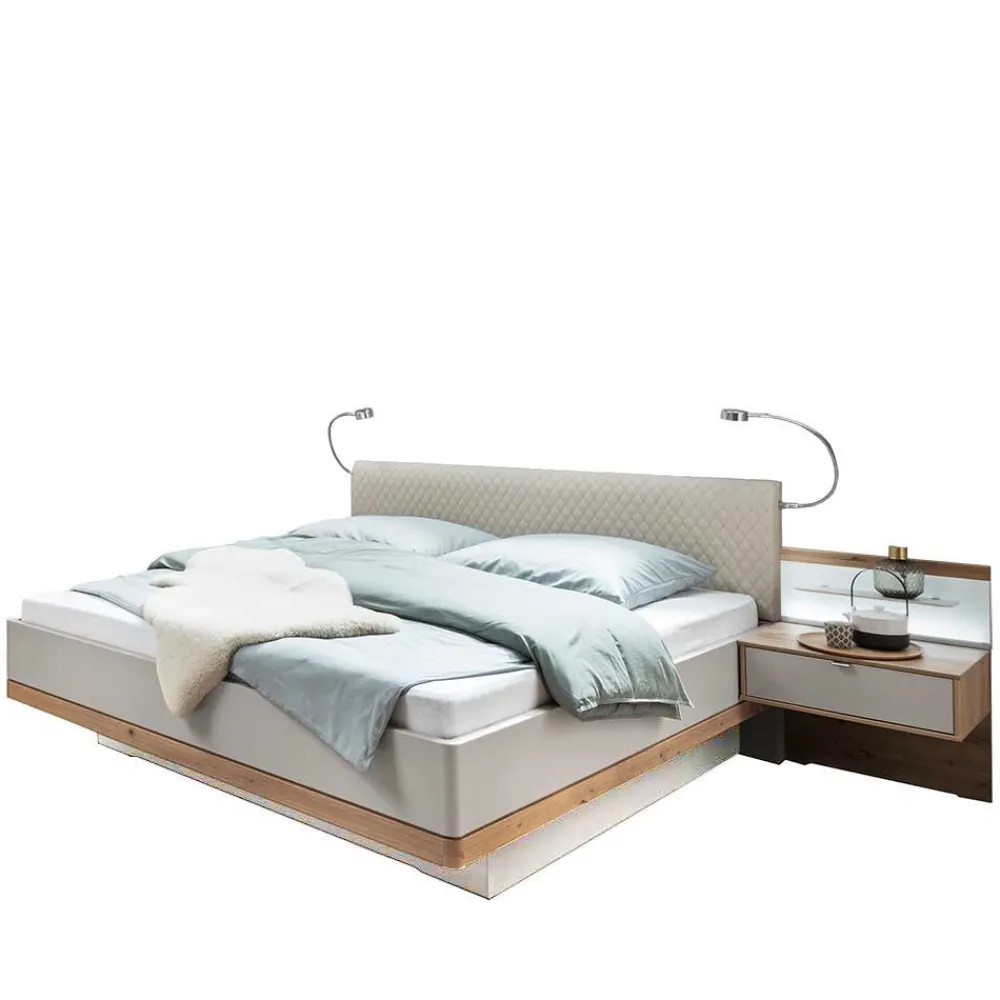 Wohnen Betten<Bettanlage komplett - modernes Design - Crascanu (dreiteilig)