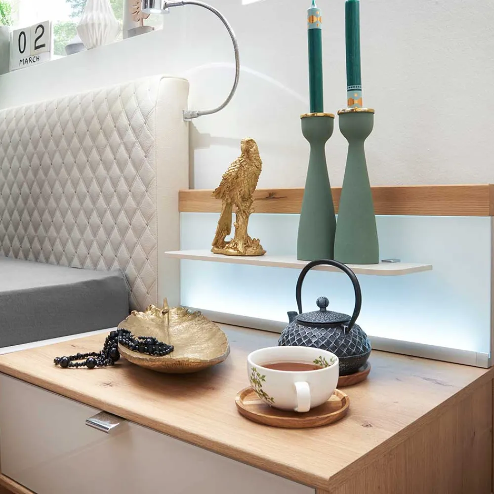 Wohnen Betten<Bettanlage komplett - modernes Design - Crascanu (dreiteilig)