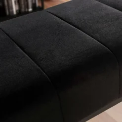 Wohnen Sitzbank<Bettbank in Schwarz - Ennis