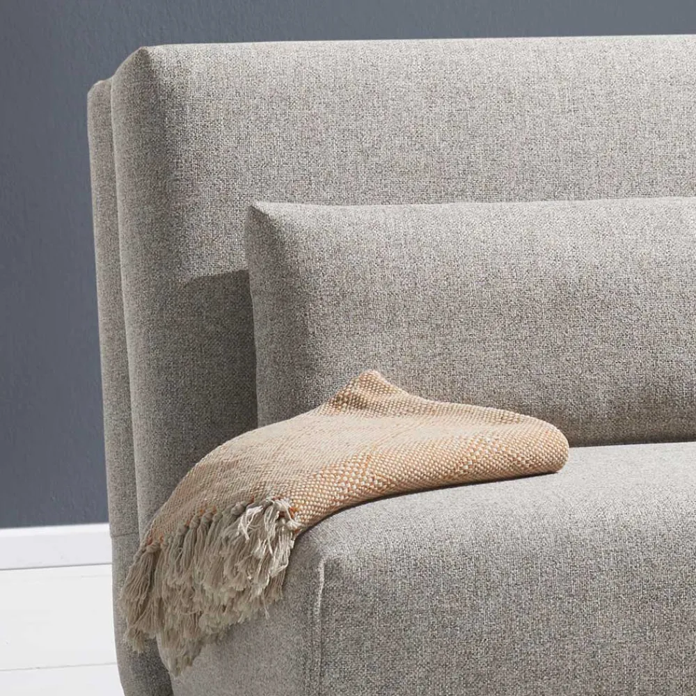 Wohnen Sofas<Bettcouch in Beige & Eiche - Memphis