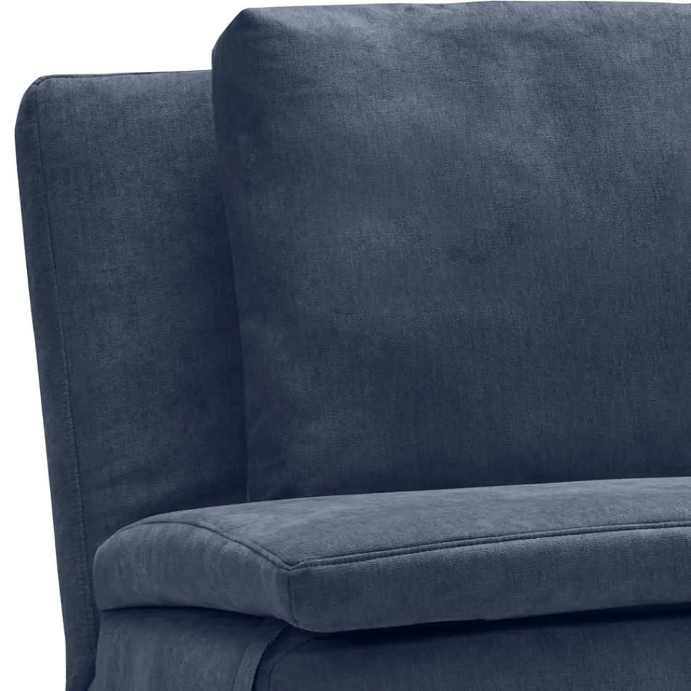 Wohnen Betten|Sofas<Bettcouch in Dunkelblau mit Eiche - Mattys