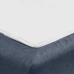 Wohnen Betten|Sofas<Bettcouch in Dunkelblau mit Eiche - Mattys