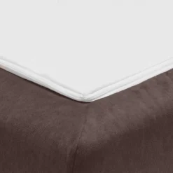 Wohnen Sofas<Bettcouch in Dunkelbraun mit Eiche - Conpact