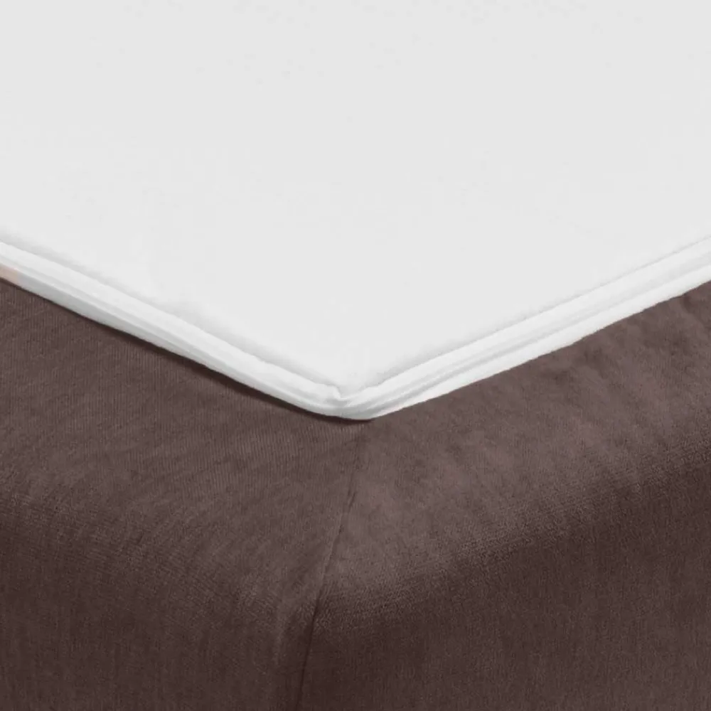 Wohnen Sofas<Bettcouch in Dunkelbraun mit Eiche - Conpact