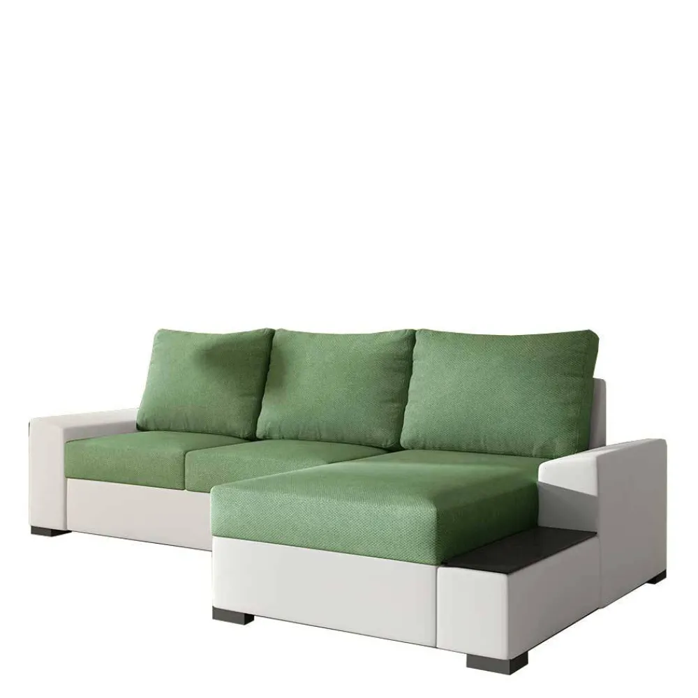 Wohnen Sofas<Bettcouch in Hellgrün und Weiß - Toskana