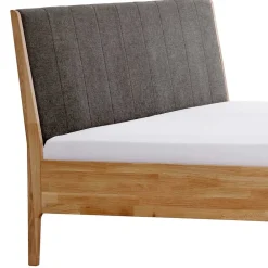 Wohnen Betten<Bettgestell aus Holz Wildeiche Honig - Nicono
