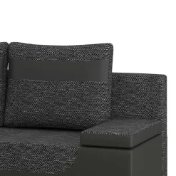 Wohnen Sofas<Bettsofa in Dunkelgrau Material Mix - Classic