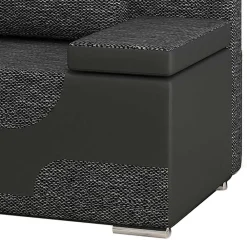 Wohnen Sofas<Bettsofa in Dunkelgrau Material Mix - Classic