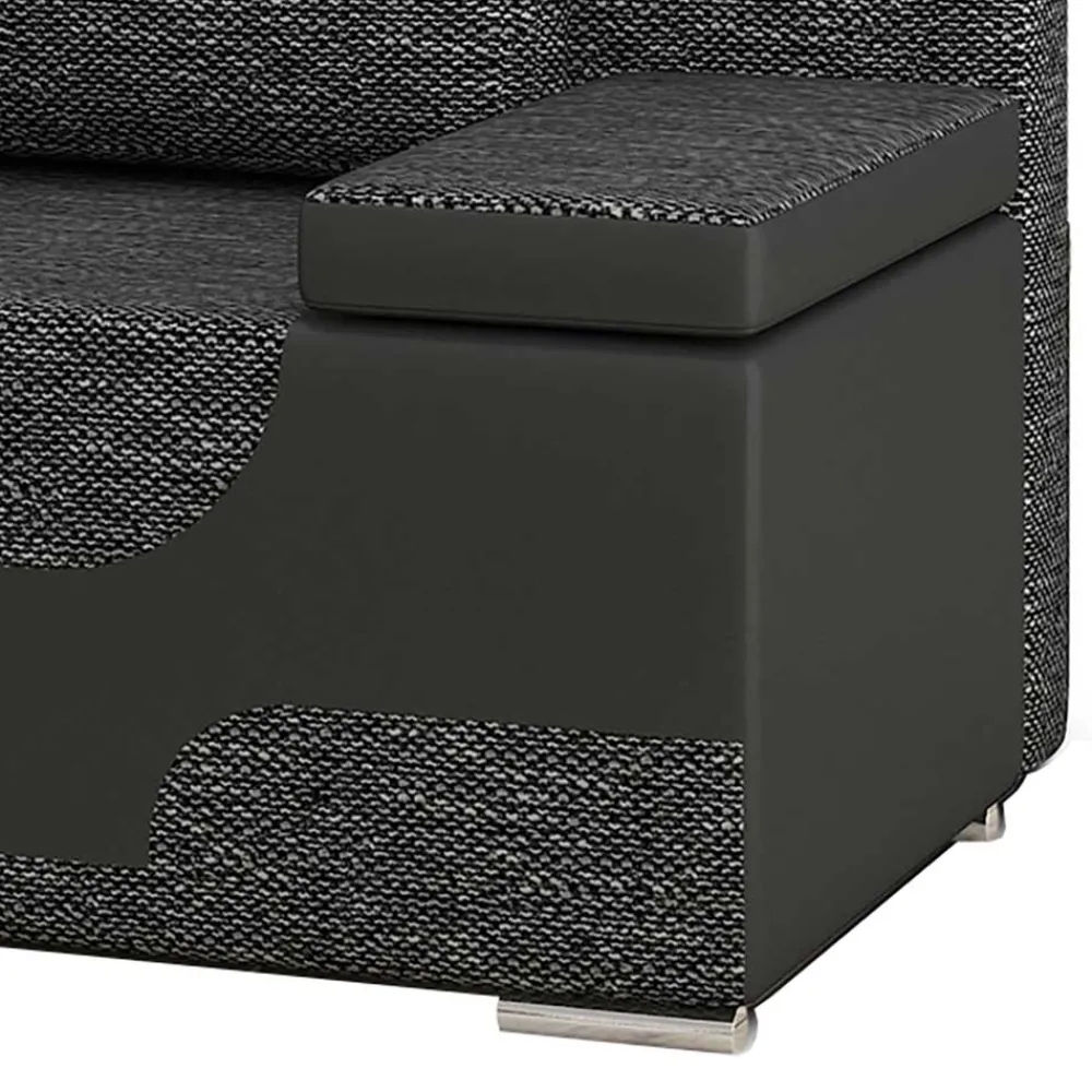 Wohnen Sofas<Bettsofa in Dunkelgrau Material Mix - Classic
