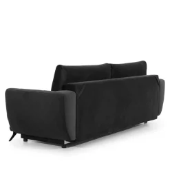 Wohnen Betten|Sofas<Bettsofa in Grau Stoff in Vintage Optik - Salcina