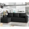 Wohnen Betten|Sofas<Bettsofa in Schwarzbraun Stoffbezug - Zyret