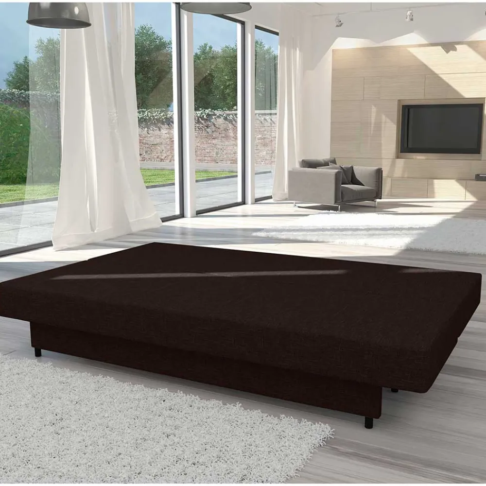 Wohnen Betten|Sofas<Bettsofa ohne Armlehnen in Braun - Tepico