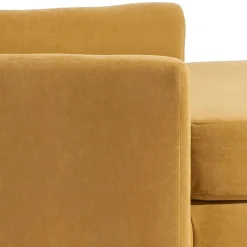 Wohnen Sessel<Big Polstersessel in Gelb Velours - Vynn