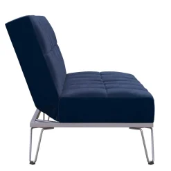 Wohnen Sofas<Blaue Schlafcouch mit Samt Bezug - Otrando