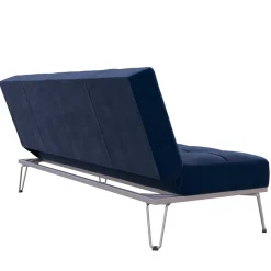 Wohnen Sofas<Blaue Schlafcouch mit Samt Bezug - Otrando