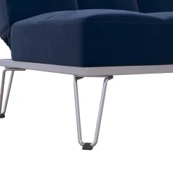 Wohnen Sofas<Blaue Schlafcouch mit Samt Bezug - Otrando