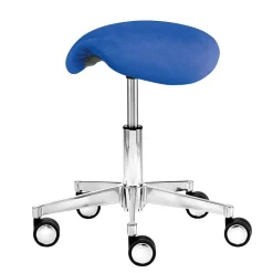 Wohnen Hocker<Blauer Arbeitshocker mit Sattel Sitz - Lago