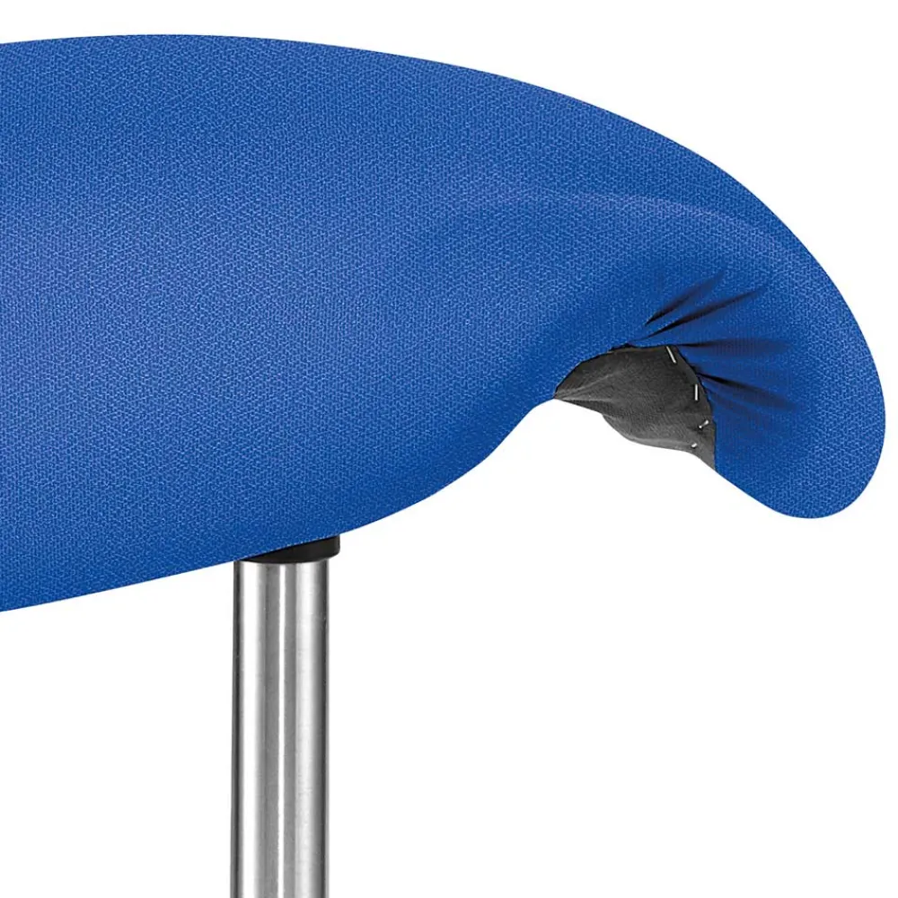 Wohnen Hocker<Blauer Arbeitshocker mit Sattel Sitz - Lago