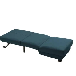 Wohnen Sofas<Blauer Schlafsessel mit Flachgewebe Stoffbezug - Tirenaso