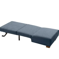 Wohnen Sofas<Blauer Stoffsessel mit Schlaffunktion - Zimena