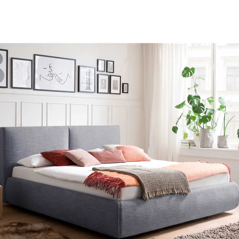 Wohnen Betten<Blaues Komplettbett mit Bettkasten - Enjadara