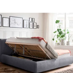 Wohnen Betten<Blaues Komplettbett mit Bettkasten - Enjadara
