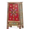 Wohnen Highboards<Boho Kommode mit Blumen Dekor im Folklore Style - Gionala