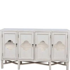 Wohnen Sideboards<Boho Türen-Kommode in Antikweiß - Anice
