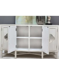 Wohnen Sideboards<Boho Türen-Kommode in Antikweiß - Anice
