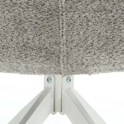 Wohnen Stühle<Boucle Armlehnenstuhl in Grau - Lulumo (2er Set)