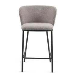 Wohnen Hocker<Boucle Barstühle mit 65 cm Sitzhöhe - Lucaz (2er Set)