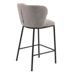 Wohnen Hocker<Boucle Barstühle mit 65 cm Sitzhöhe - Lucaz (2er Set)