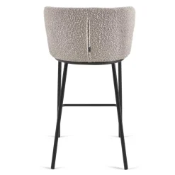 Wohnen Hocker<Boucle Barstühle mit 65 cm Sitzhöhe - Lucaz (2er Set)